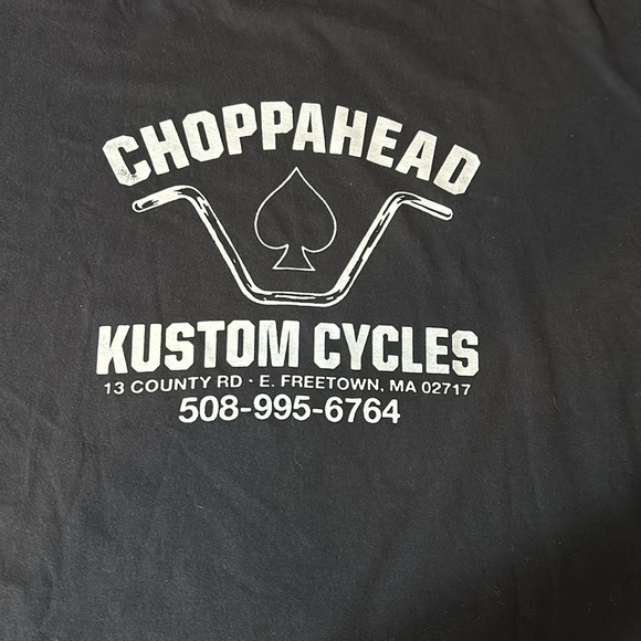 Choppahead Kustom Cycles graphic Tee - Picture 1 of 3